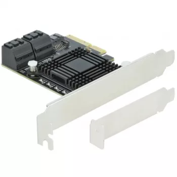 SATA PCI Express x4 kortelė DeLOCK 5 prievadų žemo profilio formos