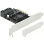 SATA PCI Express x4 kortelė DeLOCK 5 prievadų žemo profilio formos