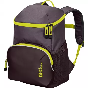 Jack Wolfskin Erlebnis Pack kuprinė - violetinė/neoninė geltona, 11 L