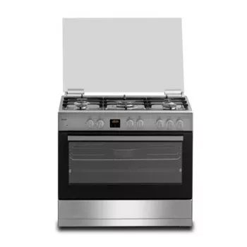 Dujinė-elektrinė viryklė MPM MPM-93-KGM-33 90 cm nerūdijantis plienas, energijos klasė A