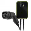 Elektrinio automobilio įkrovimo stotelė Green Cell EV14 22 kW juoda aliuminė, skirta montuoti ant sienos