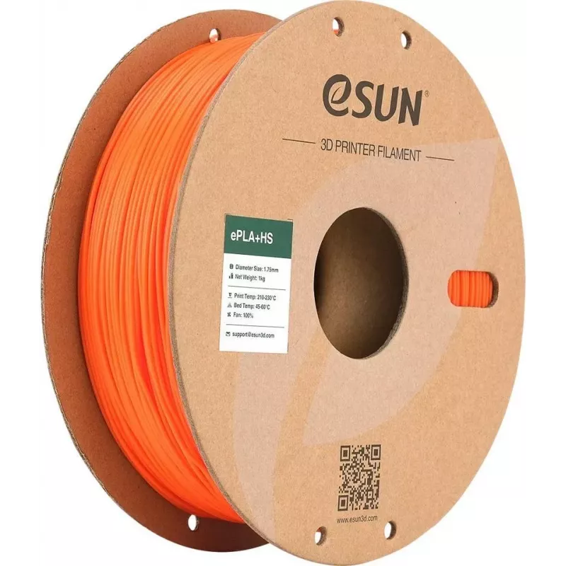 EPLA 1,75mm ORANŽINĖ 1kg ESUN 3D FILAMENTAS (ePLAP175O1)