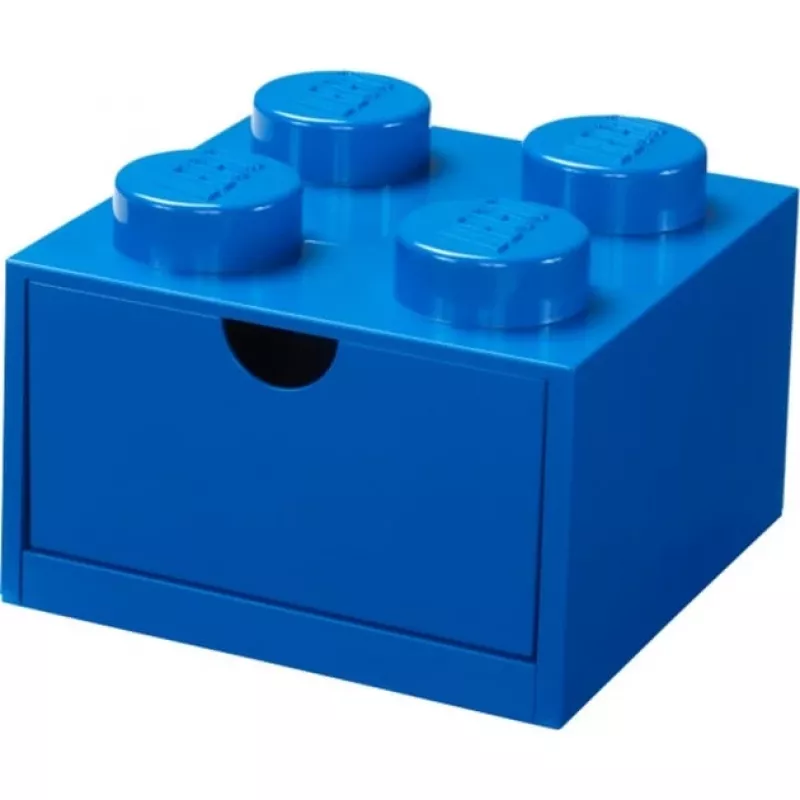 LEGO stalo stalčius 4, mėlynas dėžutė su kaištukais