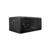 Prie sienos montuojama spinta LANBERG WF01-6404-10B 4U 19 colių 600×450×285 mm IP20 juoda, 60 kg talpa