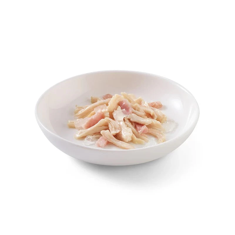 SCHESIR Vištienos filė su kumpiu drebučiuose - šlapias kačių maistas - 6x50g