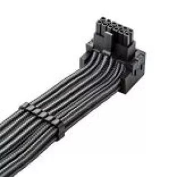 CableMod C-Series Pro kabelis Assembly Variant B 90 cm 16 kontaktų į 4×8 kontaktų PCIe anglies pluošto