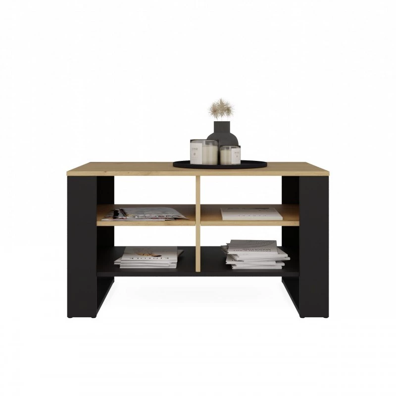 Top e shop STOLIK KAWOWY ŁAWA MODERN 4P plonas Dąb Artisan / Juoda frezy