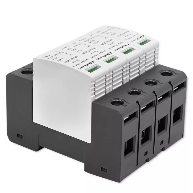 Viršįtampių slopintuvas QOLTEC 52588 AC 4P 420V T2 C — 4 polių kintamosios srovės viršįtampių ribotuvas, 420 V, 2 tipas