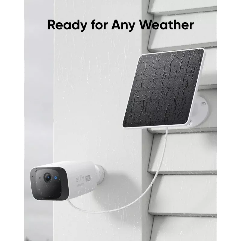Saulės baterija Eufy 3W, skirta kameroms EufyCam 2, EufyCam 2 Pro, EufyCam 2C, EufyCam 2C Pro, EufyCam S330, SolocamS230