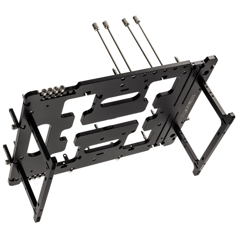Streacom BC1 V2 darbalaukio platforma, juoda, ATX palaikymas, aliuminis