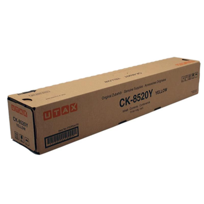Tonerio kasetė Utax CK-8520Y geltona 1T02P3AUT0, suderinamas modelis CK-8520 serija, spalva geltona