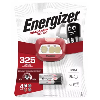 ENERGIZER ŽIBINTUVĖLIS GALVINIS ŽIBINTAS HDL20 3AAA 325 lm