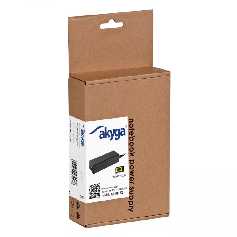 Akyga AK-ND-52 nešiojamojo kompiuterio maitinimo adapteris 19,5 V / 6,15 A, 120 W, Slim Tip kištukas, skirtas Lenovo