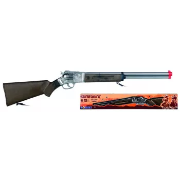 Žaislinis kapsulinis pistoletas Pulio Metal Cowboy Gun 12 šūvių modelis 15597/0