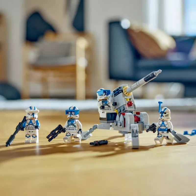 LEGO 75345 Star Wars 501-osios klonų karių kovos rinkinys, statomas žaislas