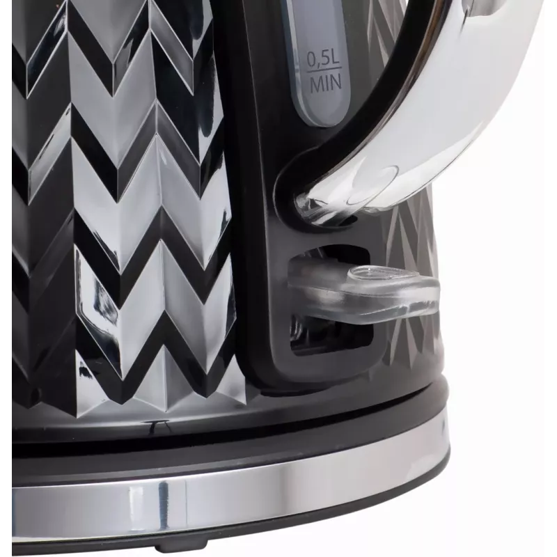 ELDOM NELA virdulys, 1,7 l talpa, 2000 W galia, juodas
