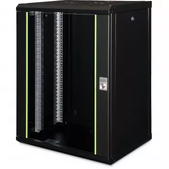 Ant sienos montuojamas stovas Digitus DN-19 16-U-SW