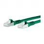 METZ CONNECT komutacinis kabelis S/FTP Cat.6A žalias 1,0m