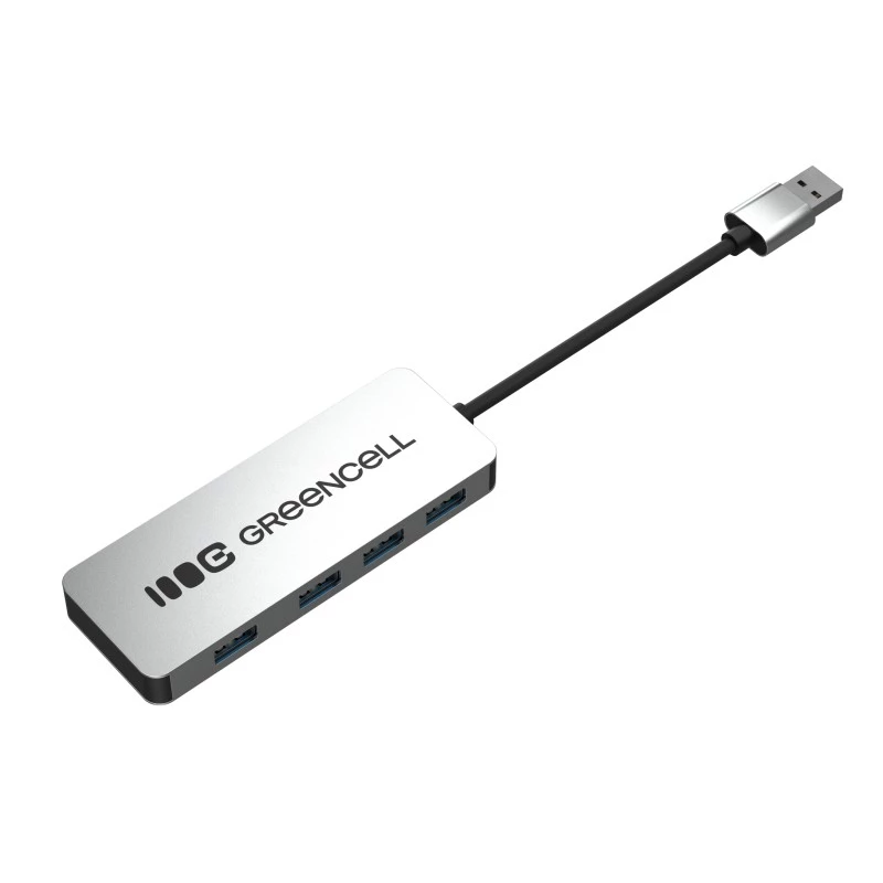 USB šakotuvas Green Cell HUB-GC-A4A — 4 prievadų USB-A 3.0 šakotuvas