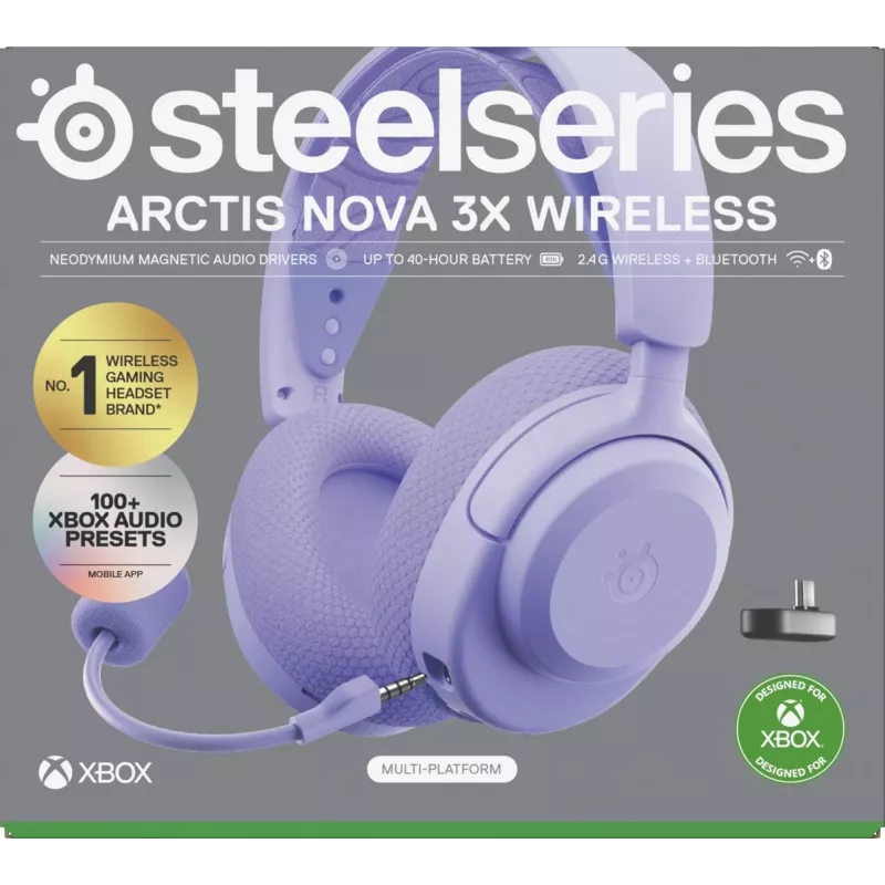 Steelseries Arctis Nova 3X Wireless ausinės su mikrofonu
