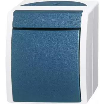 BUSCH JAEGER 2601/2 W-53 - 1P - Žalia - Pilka - 250 V - 74 mm - 55 mm - 83 mm