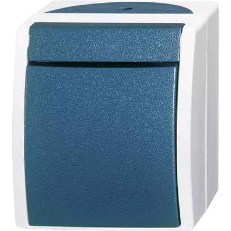 BUSCH JAEGER 2601/2 W-53 - 1P - Žalia - Pilka - 250 V - 74 mm - 55 mm - 83 mm
