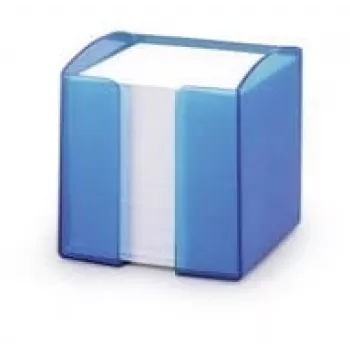 Kvadratinis bloknotas Durable TREND Square Blue Transparent