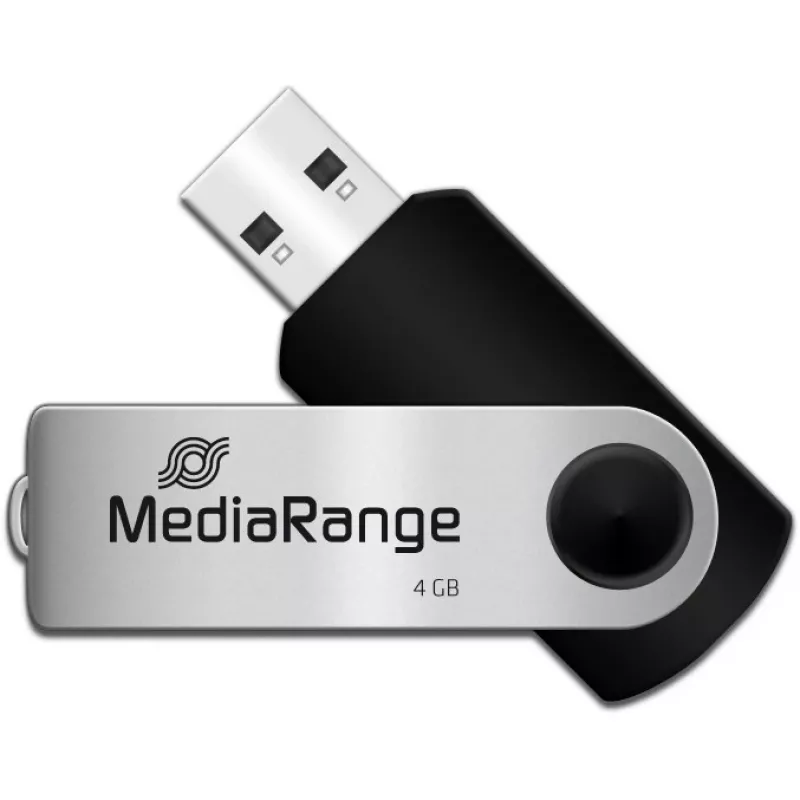 USB atmintukas MediaRange 4 GB USB Type-A Micro-USB MR907