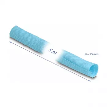 Kabelių įvorė DeLOCK 20883 Mėlyna Poliesteris 2.6 cm skersmuo 5000 mm ilgis
