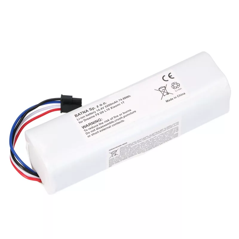 Baterija, skirta Dreame Vacuum F9/D9 PRO, 14,4 V 5200 mAh