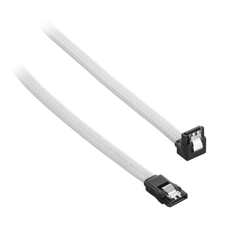 ModMesh Right Angle SATA 3 kabelis 30 cm - baltas - kabelis - skaitmeninis/duomenų (CM-CAB-RSAT-N30KW-R)