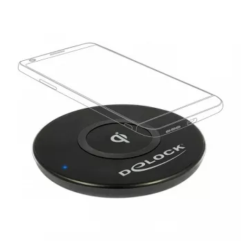Įkroviklis Vidinis DeLOCK 65917 Išmanusis telefonas Juodas USB