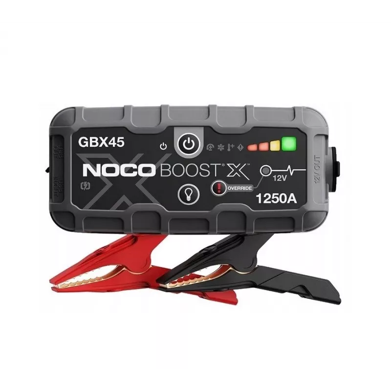 Jump Starter NOCO GBX45 1250 A ličio jonų, 31 Wh, IP65, USB-C ir USB-A, 60 W įkrovimas