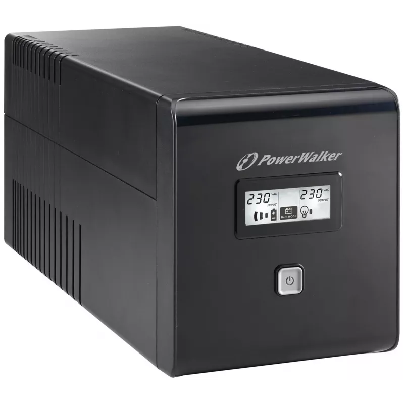PowerWalker VI 1000 LCD 1 kVA 600 W 4 kintamosios srovės lizdai
