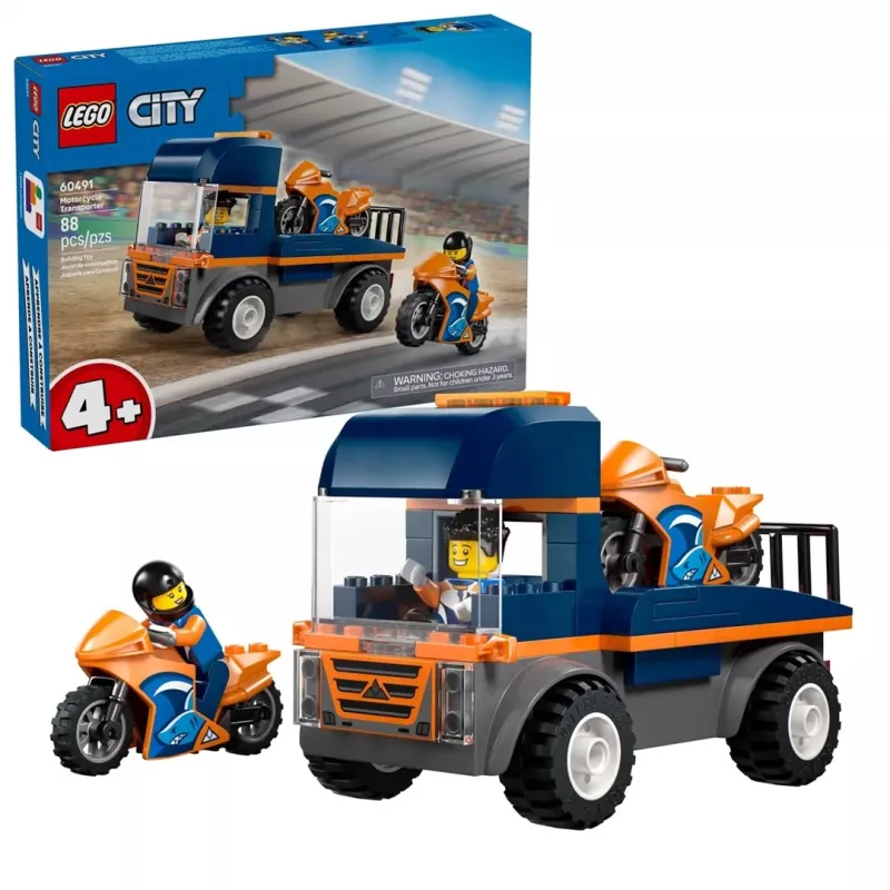 LEGO CITY 60491 Motociklų transporteris