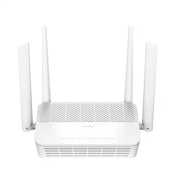 Cudy WR3000P stacionarus belaidis maršrutizatorius „Wi‑Fi 6“ dviejų dažnių 2,4/5 GHz, 2,5 Gigabit Ethernet, 3 LAN prievadai, baltas