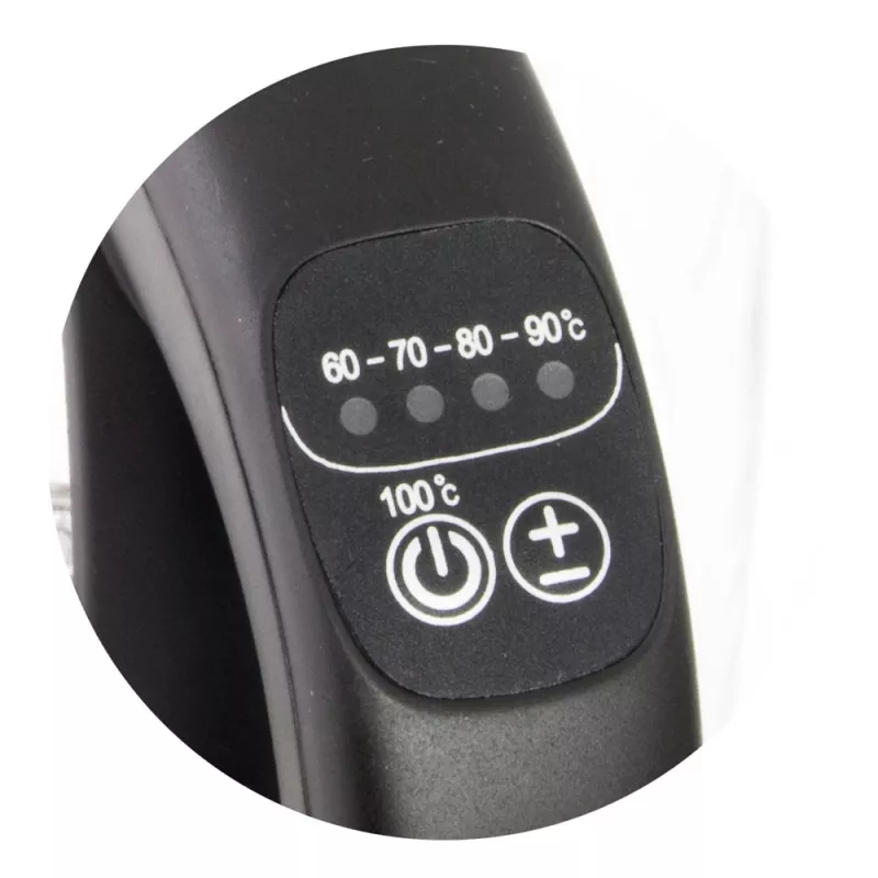 Esperanza EKK027 elektrinis virdulys 1,7 L 2200 W juodas, permatomas