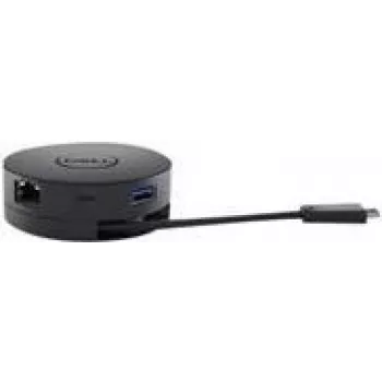 Dell mobiliojo ryšio adapteris DA300 - prijungimo stotelė - USB-C - VGA - 1GbE - suderinamas su Latitude 3301, 54XX, 7290, 7310 2-in-1, 73XX, 74XX, Precision 3560, 55XX, 5750, 7540, 7740 (DA300)