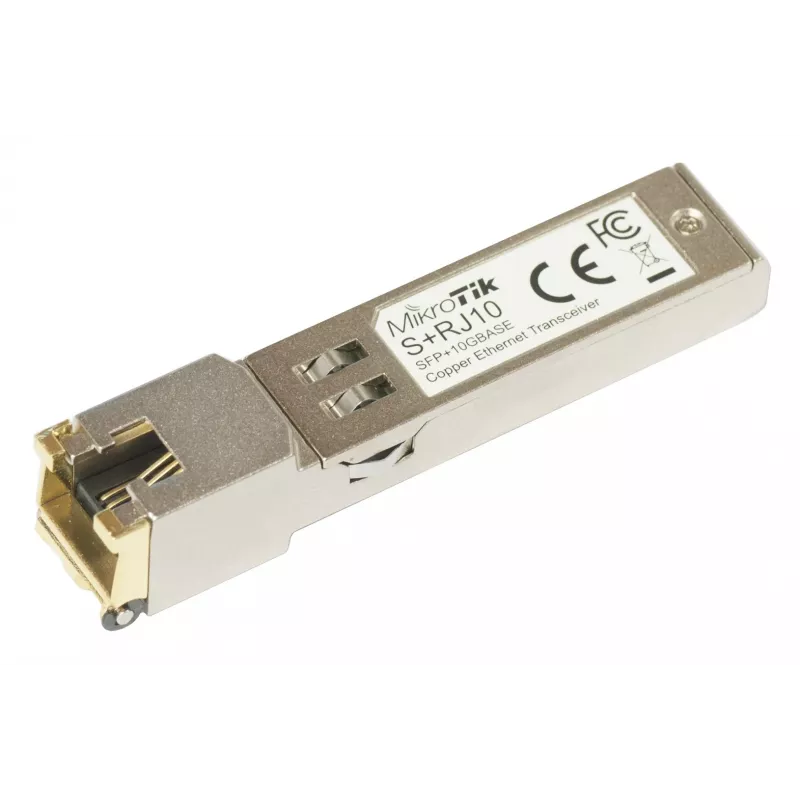 Mikrotik S+RJ10 tinklo siųstuvo-imtuvo modulis 10000 Mbit/s SFP+
