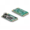 DeLOCK Mini PCIe kortelė pilno dydžio prie 2 x nuoseklioji RS-232 D-Sub 9 kontaktų