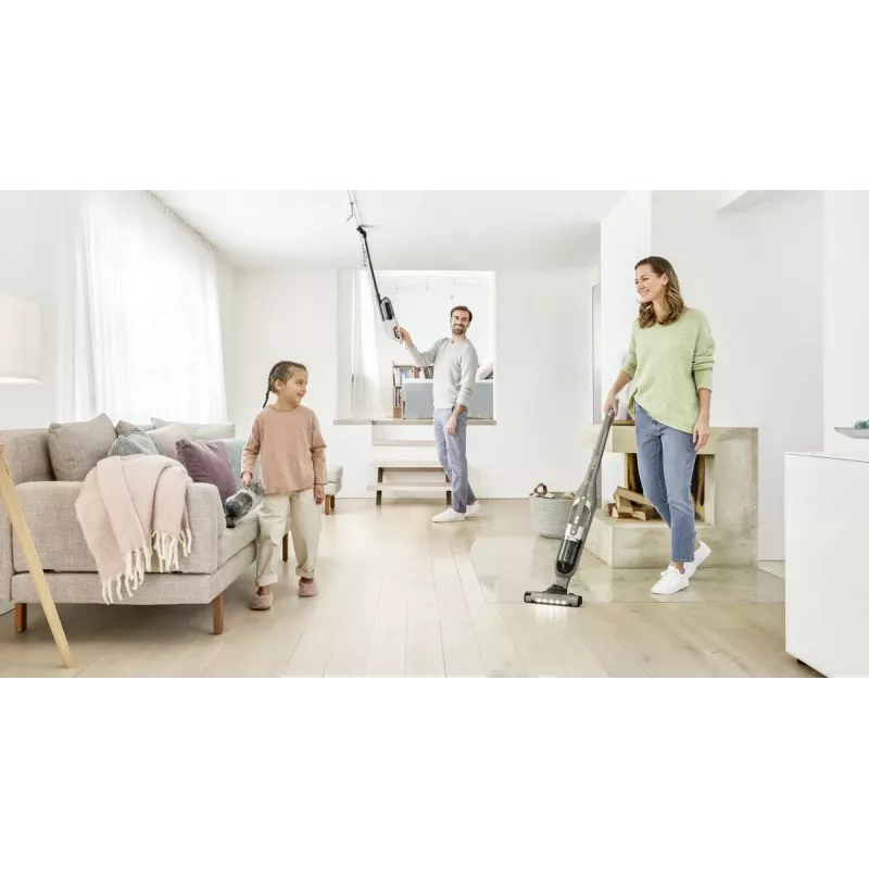 Bosch BBH3ALL23 belaidis vertikalus dulkių siurblys / elektrinė šluota 2-in-1 vertikalus dulkių siurblys Baterija Sausas Be maišelio 0,4 l šampano, metalo spalvos