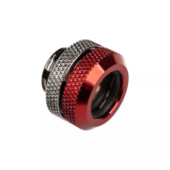 Adapterio jungtis BitsPower Multi-Link G1/4 colio išorinė į 12mm standų vamzdelį, tiesi, blizgiai juoda