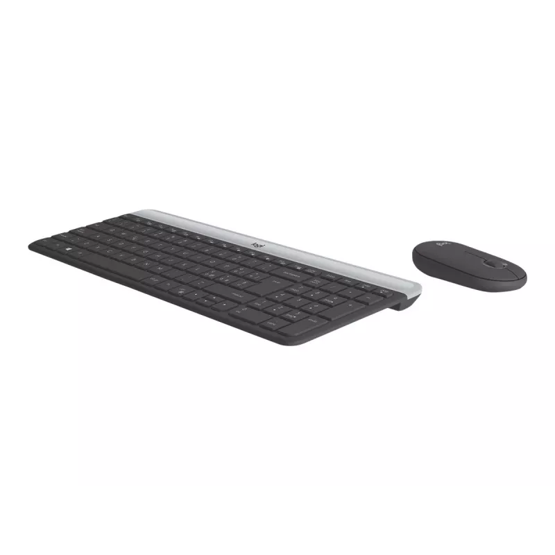 Klaviatūros ir pelės rinkinys Logitech MK470 plonas Combo