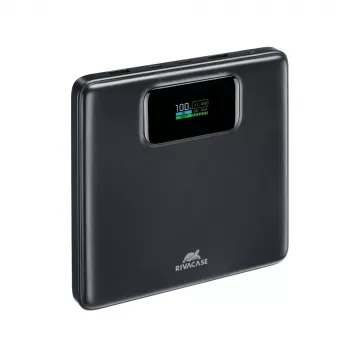 Išorinė baterija Rivacase VA1090 — 20000 mAh, 77 Wh, bendra išėjimo galia 100 W, 440 g