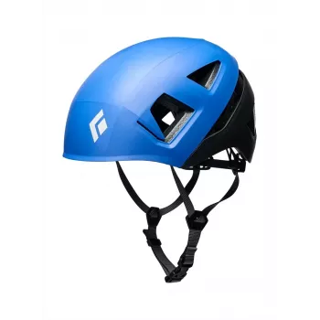 Apsauginis pusšalmis Juoda Diamond Capitan E Drifter Blue M/L — kietas kevalas, EPS, 58–63 cm, 350 g, reguliuojamas, ventiliacija