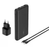 Belkin BoostCharge – Powerbank + kintamosios srovės maitinimo šaltinis – 20000 mAh – PD – 3 išvesties prievadai (24 kontaktų USB-C, 2 x USB)