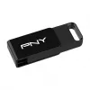 PNY Elite, 64 GB, USB Type-C, 3.2 Gen 1 (3.1 Gen 1), 120 MB/s, Dia, Juoda
