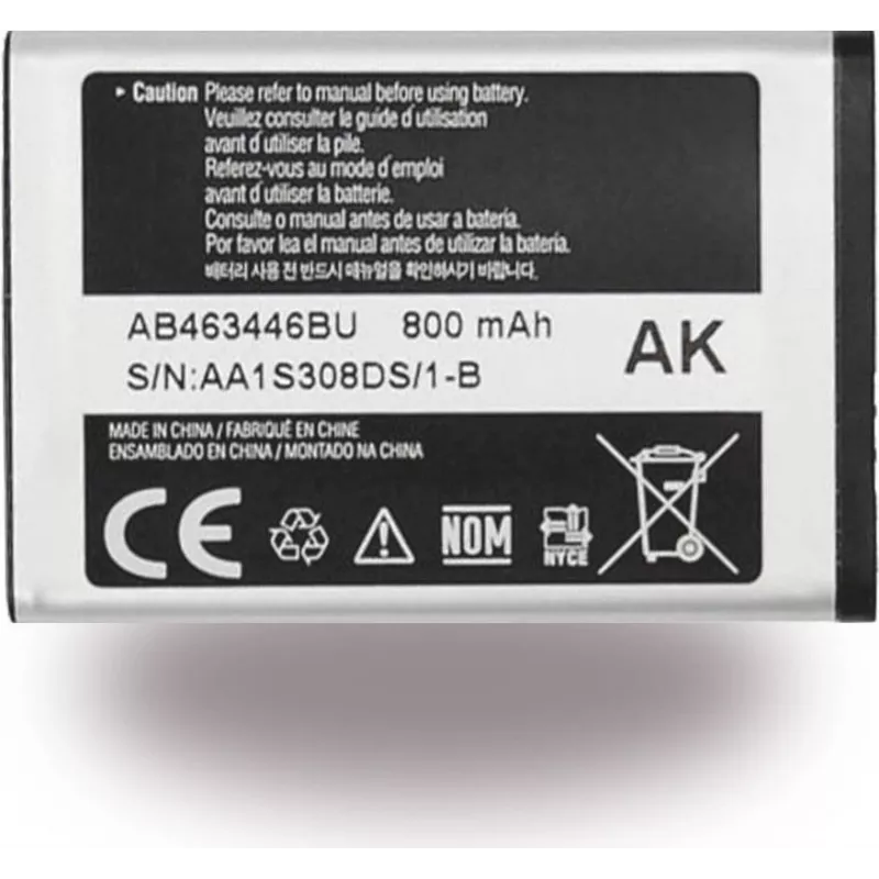 Samsung AB043446B baterija juoda