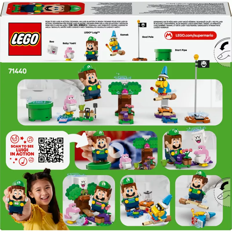 Konstruktorius LEGO 71440 Super Mario Interaktyvi LEGO Luigi figūrėlė, rinkinys