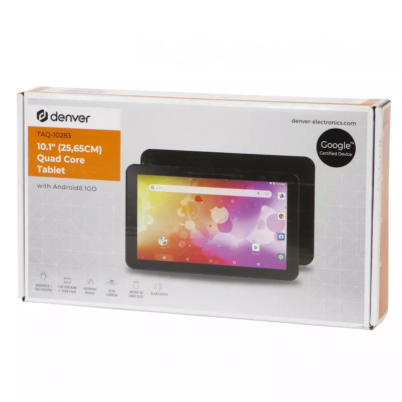 Planšetinis kompiuteris Denver TAQ-10283 10,1 colio 1,2 GHz 1 GB RAM 16 GB Android 8.1